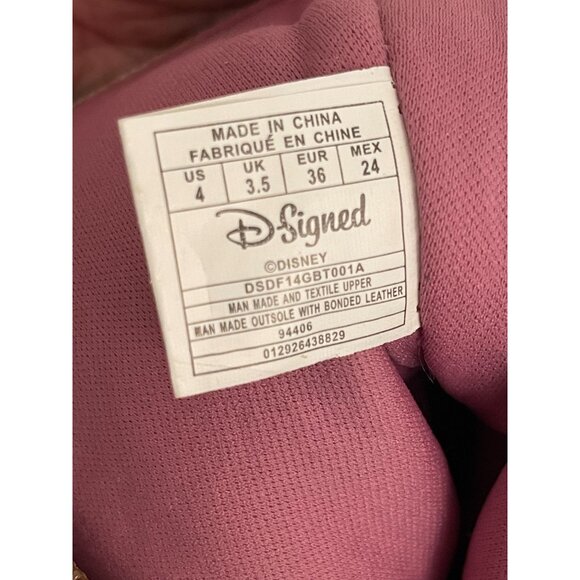 Disney D-Signed Descendants Tan Auradon Prep Boots Winter Snow KIDS US Size 4 - Picture 9 of 9